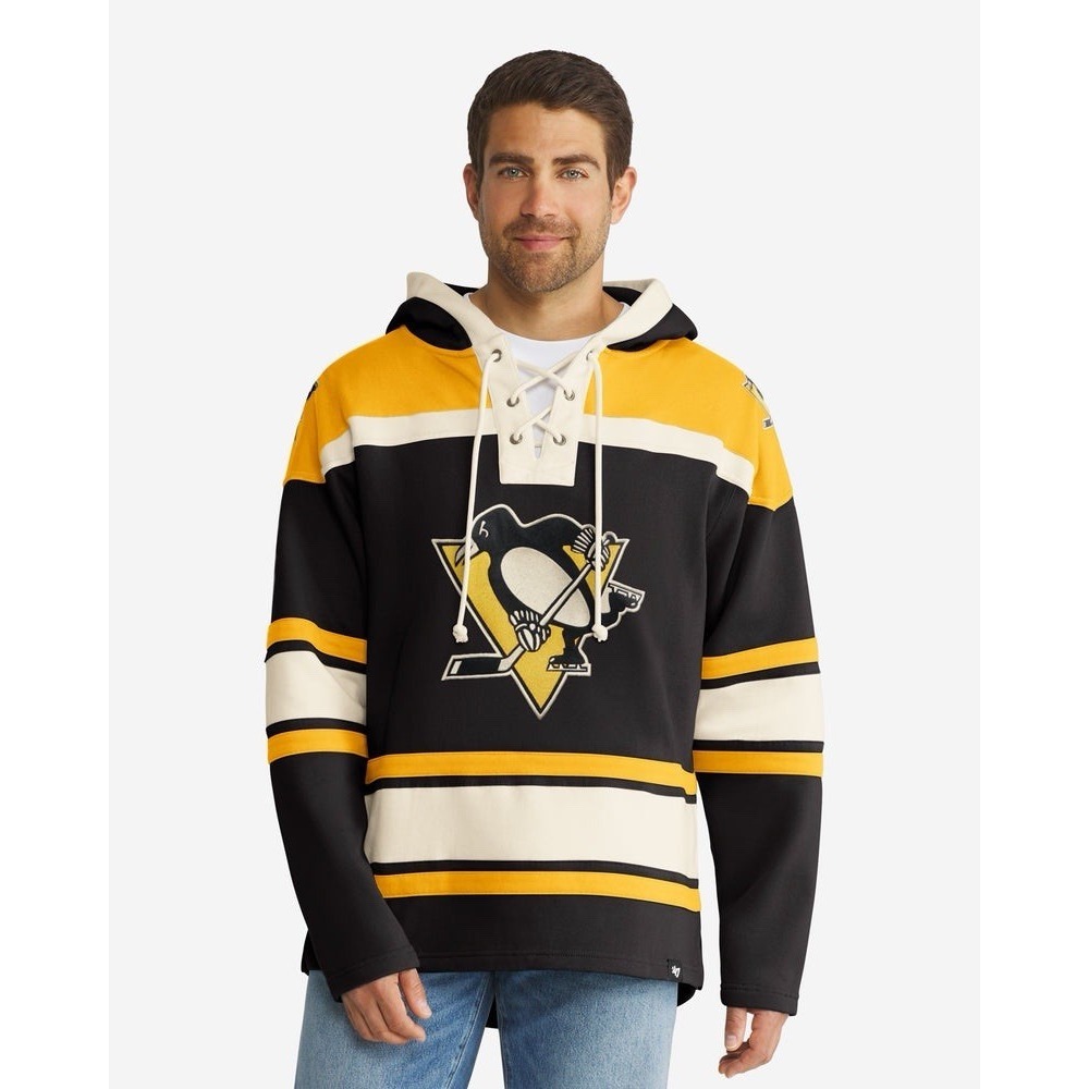 Pittsburgh Penguins 47 Brand Men's XL NHL Pullover Lacer Hoodie Sweatshirt
